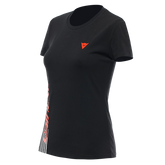 Dainese Logo - T-shirt casual femminile a girocollo 100% cotone - Donna